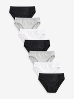 Трусы для девочки Next K90-362, 7 шт., Черный, Серый, Белый