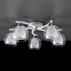 Citilux Кристи CL152150 Люстра потолочная Белая Хром