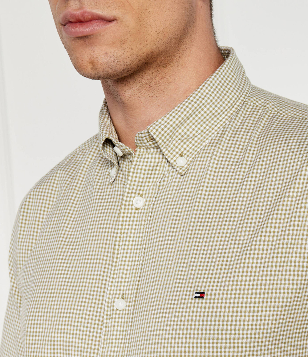 Рубашка FLEX GINGHAM Tommy Hilfiger - зеленый(MW0MW36144)