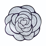 Коврик для комнаты войлок блестящий 800*800 мм ROOMIS FLOWERS
