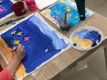 Занятия в Художественной студии 11 и 12 июня 2022 г.