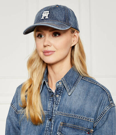 Джинсовая кепка Tommy Hilfiger - темно-синий(AW0AW16361)