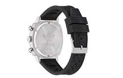 Adidas Originals Wrist Watch Quartz Movement Rubber Strap 44mm White Dial Unisex 100m Water Resistant