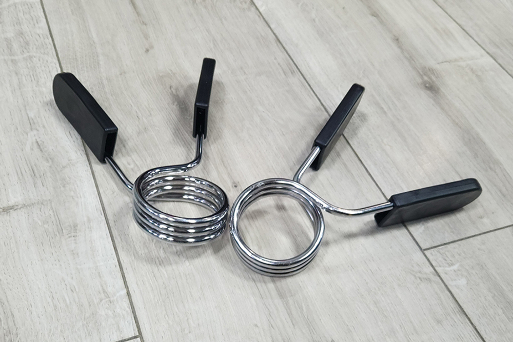 Замок пружинный для олимпийского грифа (пара) HD61D4