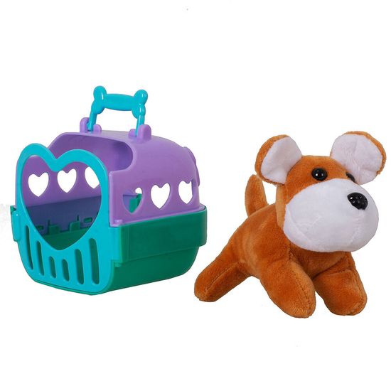 Мягкая Игрушка Собачка в переноске