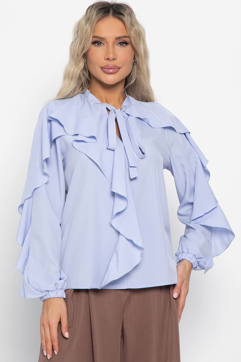 Блуза Дыхание весны (голубая) Б14925-5М LT Collection