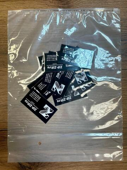 Пакет слайдер 50*70 матовый с одной прозрачной стороной 60 мкм