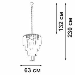 Подвесная люстра Vitaluce V5892 V5892-9/10
