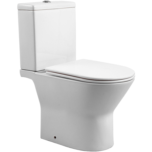 Унитаз компакт Aquatek Леон AQ2785-00 с бачком и сиденьем Микролифт