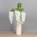 Цветок искусственный «Natur» 98см Глициния белая