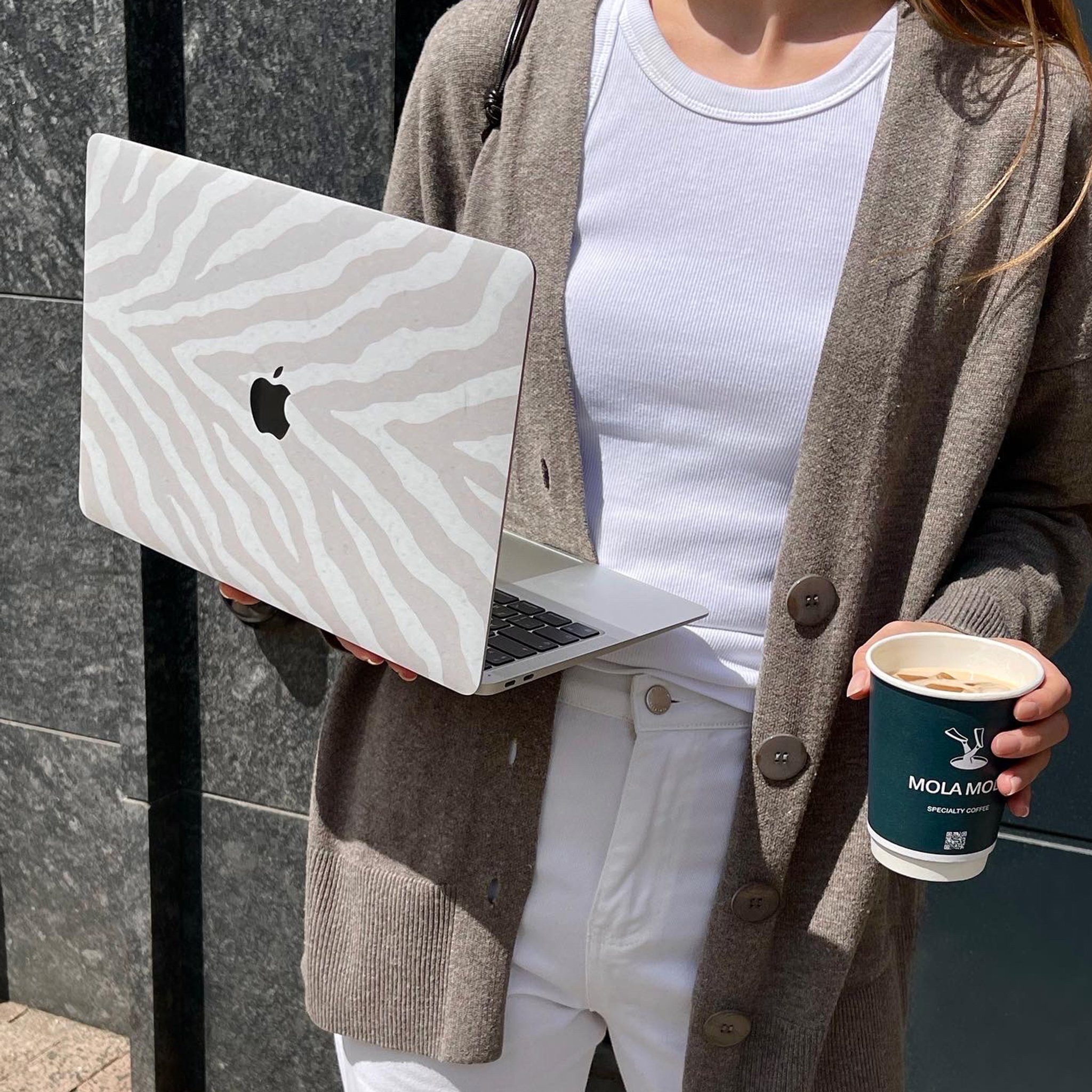 Виниловая наклейка SAND CITY для MacBook