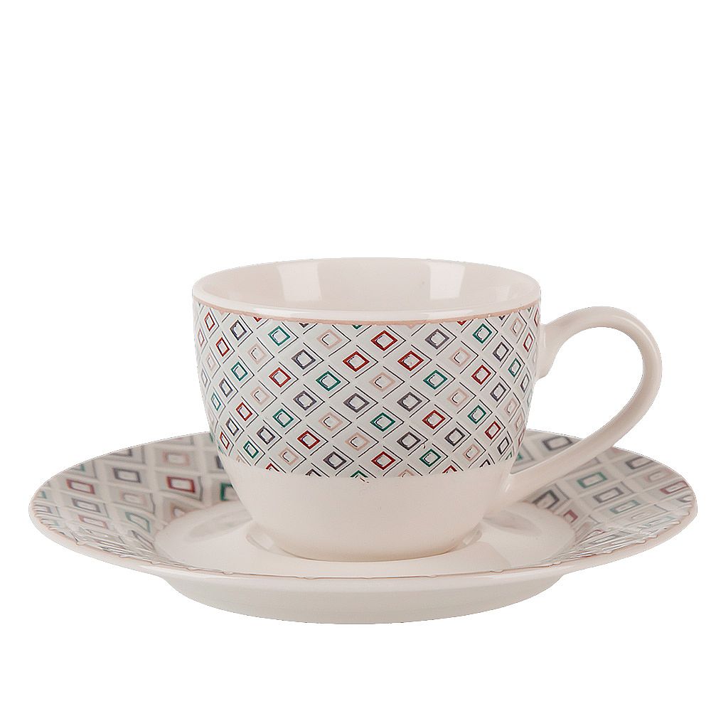 Набор кофейный 12пр "Norwich" (6 персон) v=90мл (фарфор) (подарочная упаковка)