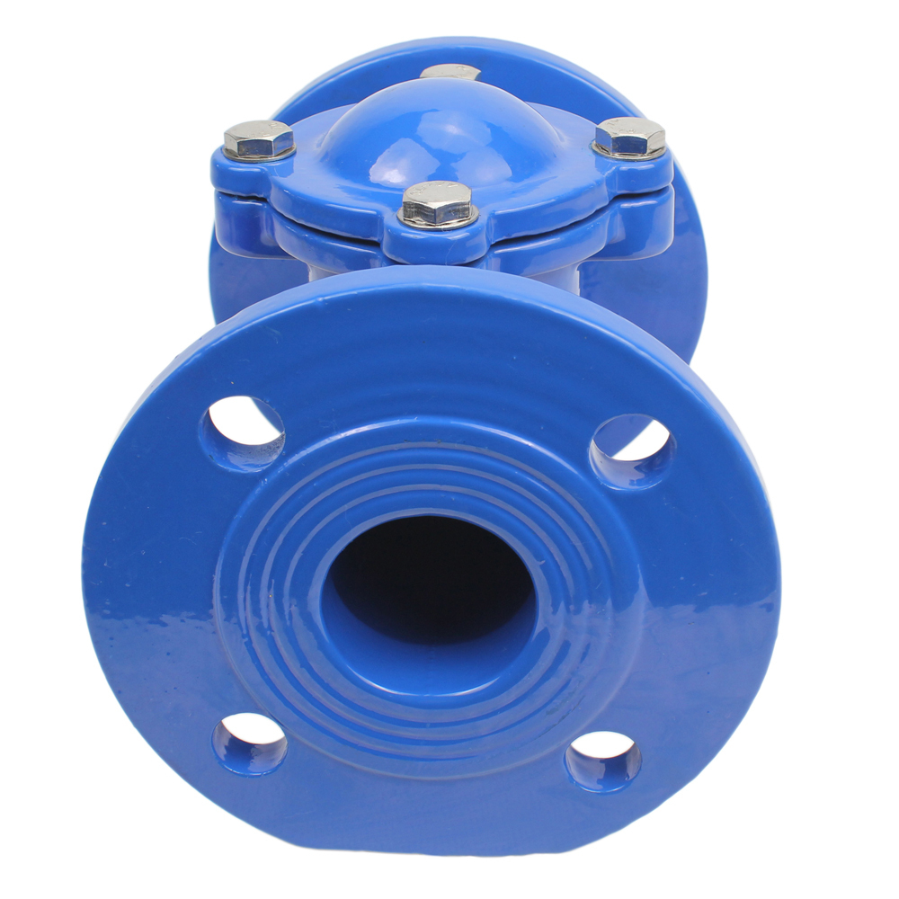 Ball check valve Elephant PN16-NBR without drain plug, body material - cast iron GGG50, closure element material - cast iron GGG50, seal - NBR