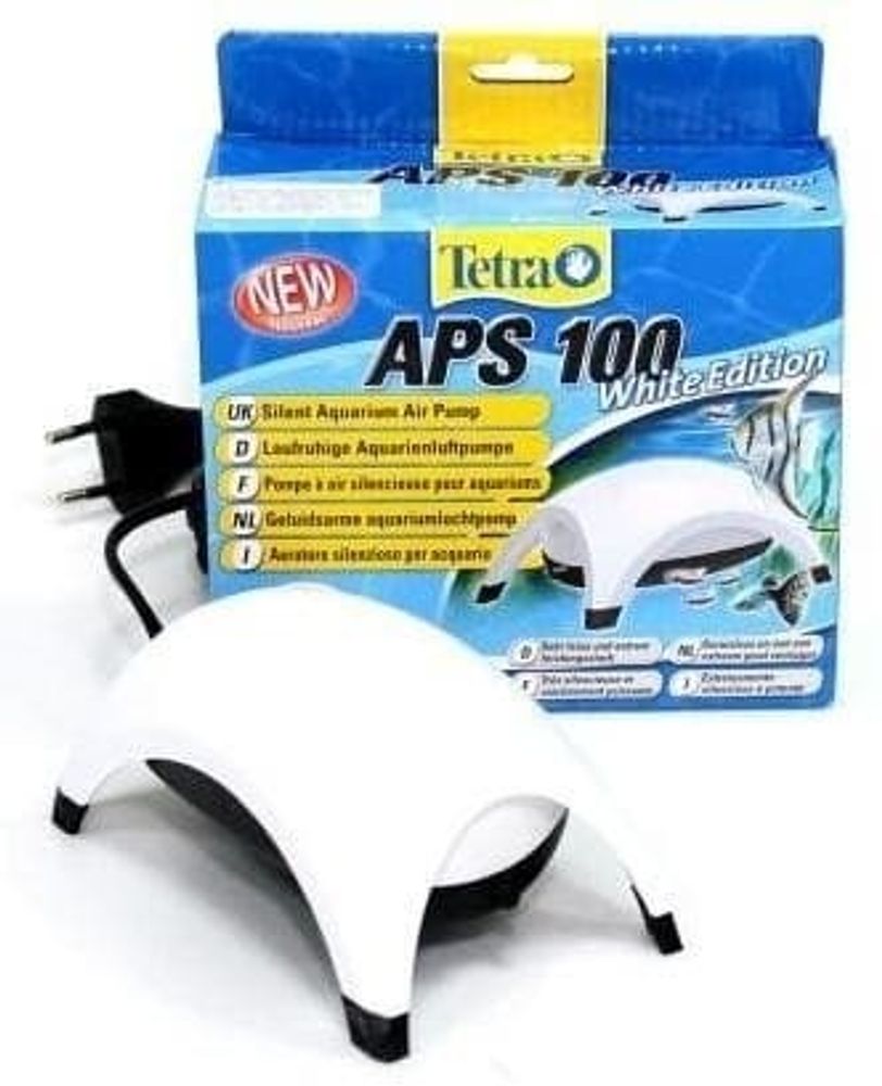 TetraTec AРS 100 компрессор для аквариумов 50-100 л белый