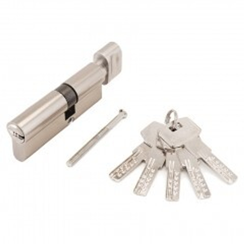 Механизм цилиндровый Стандарт F-02 80 CP 5кл хром перф.кл/верт.  (30В*10*40) / 11312