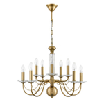 8033/10 CLASSI LN26 080 медь, металл/стекло Люстра подвесная Е14 10*40W 220V INCANTO