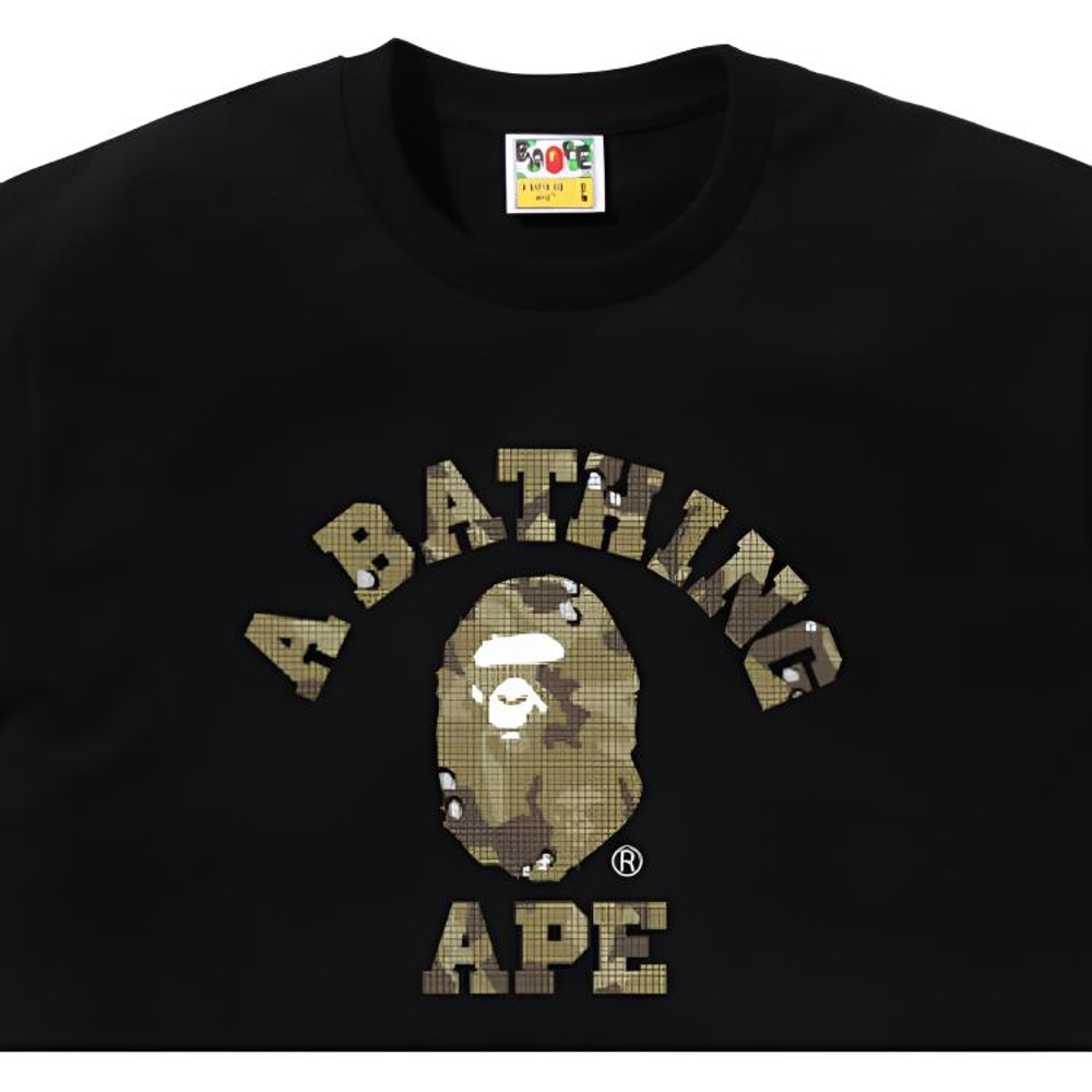 A Bathing Ape Bathing Ape Logo Printed Футболка черный