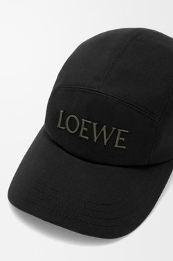 Loewe Походная кепка из хлопка, черный