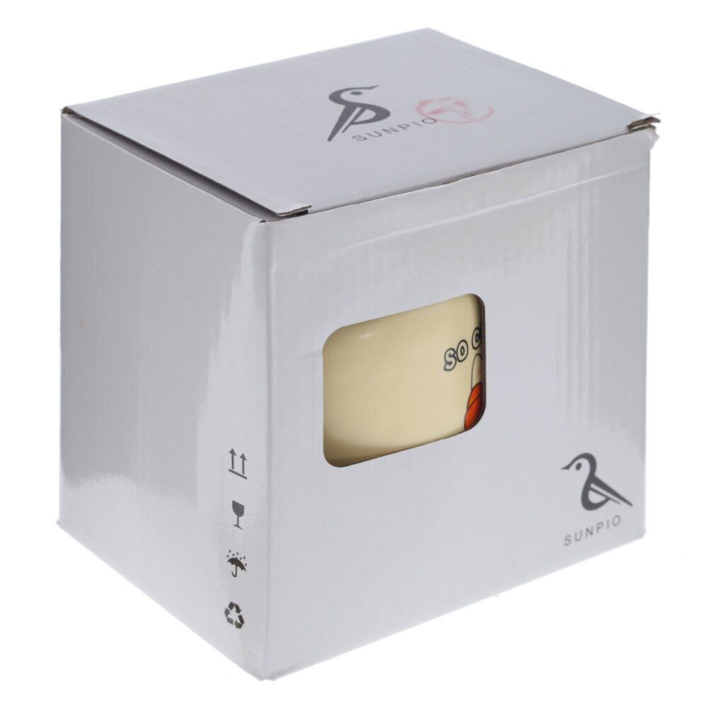 GAEM Кружка с крышкой и ложкой, 450 мл, L14 W9 H12 см, 2в.