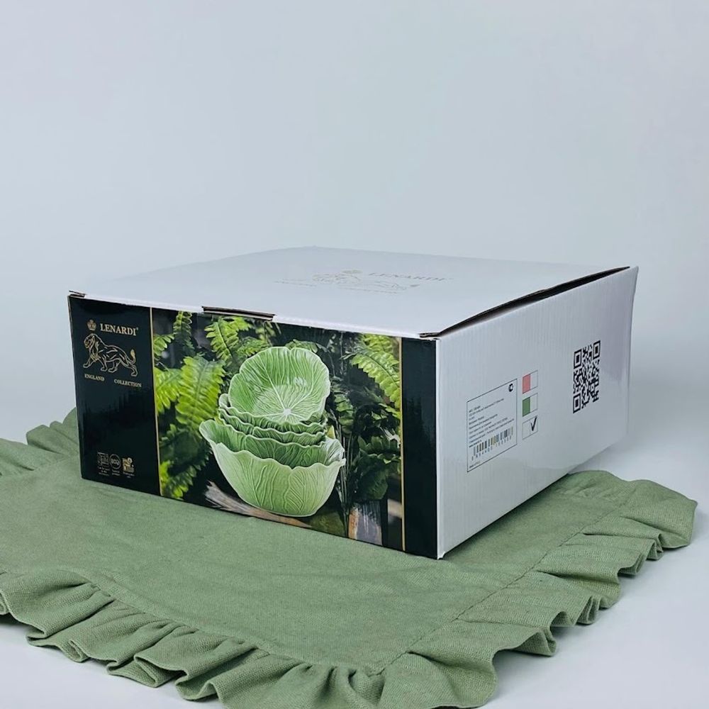 Lenardi 232-035 Набор из 3 салатников 21/16см в под.уп.(х8)Фарфор