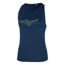 Женская теннисная майка Mizuno BR Tank Top Women - Dark Blue