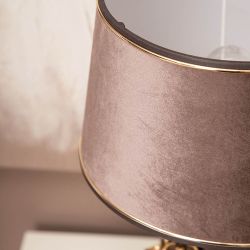 Настольная лампа Орхидея Лира Бронза Тюссо Кофе