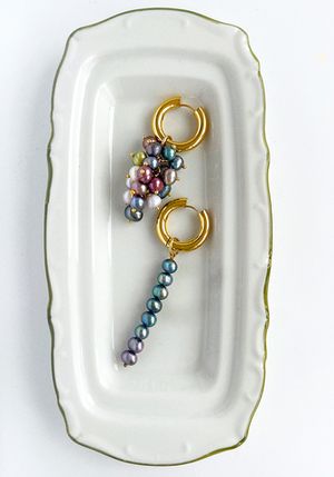 Подвеска Гроздь из жемчуга multi