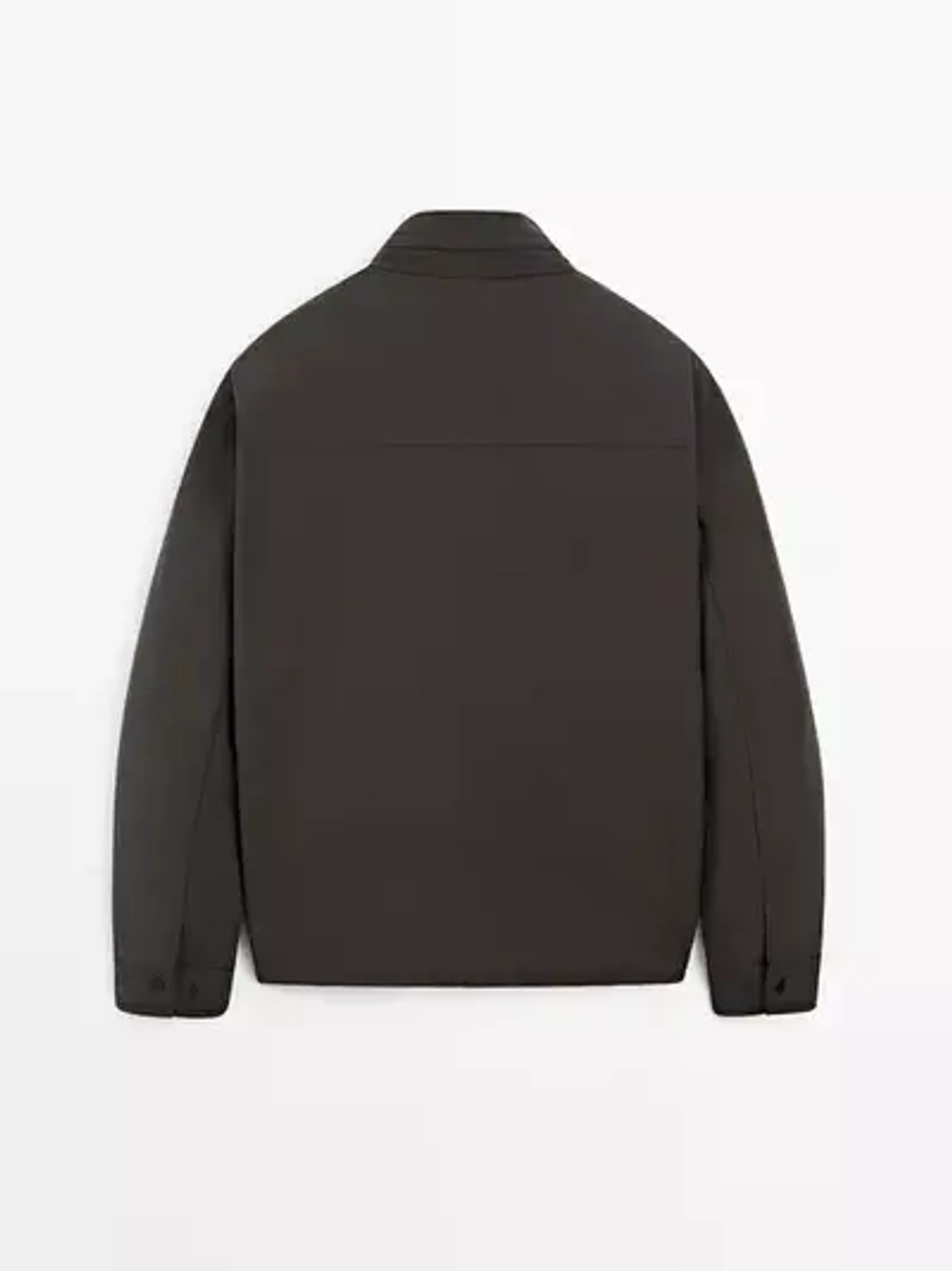 Massimo Dutti Непромокаемая стеганая куртка, серый