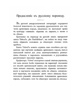 Хвойные древесные породы | К. Тюбеф