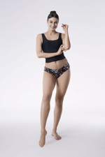 Трусики-танга Tanga Peggy Brown (Размер: L) (Цвет: черный)