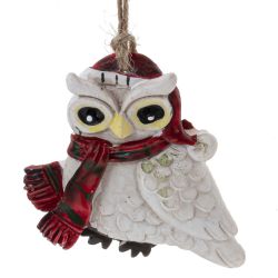 GAEM Изделие декоративное подвесное "Сова", L5 W0,5 H5 см, 4в.