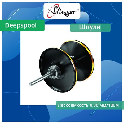 Шпуля запасная для рыболовной катушки Deepspool 250 Bl/Gold