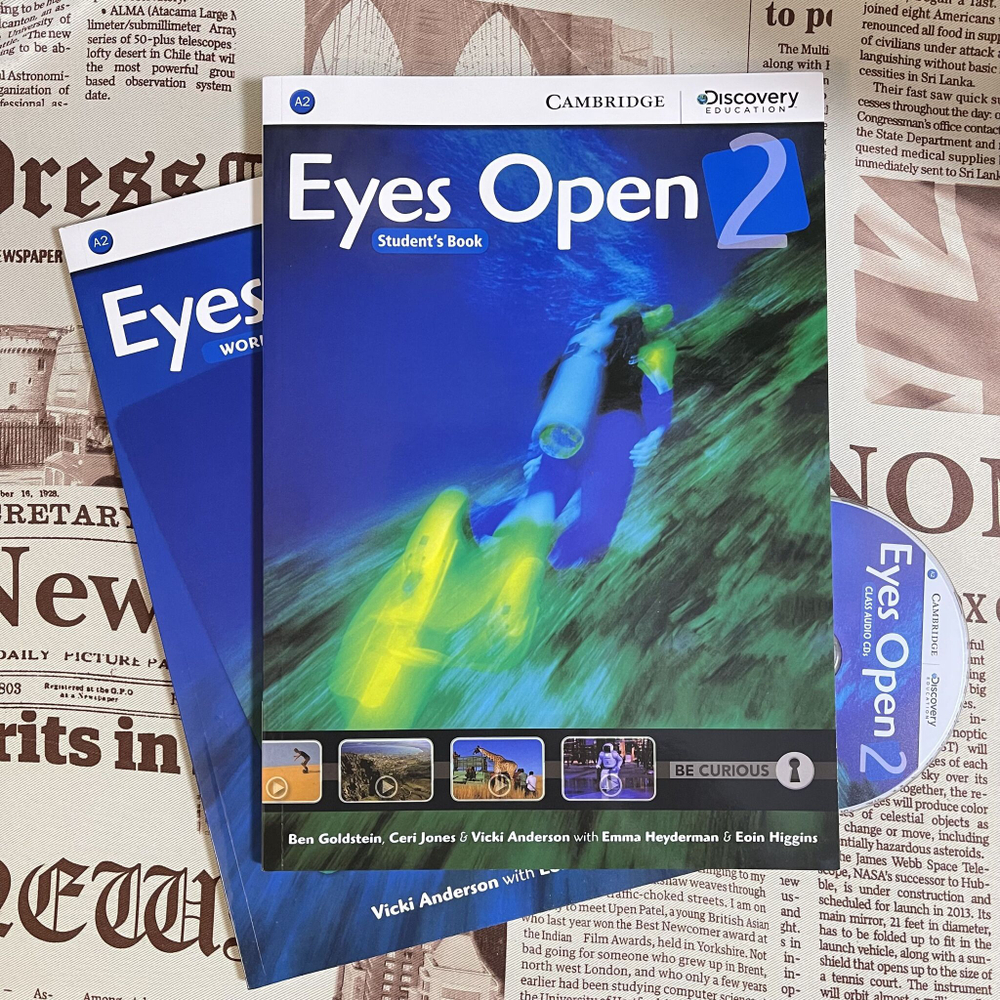 Eyes Open 2 Student's Book+Workbook+CD