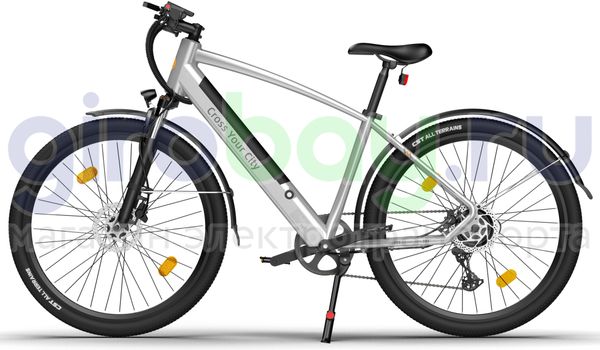 Электровелосипед ADO DECE 300C (36V/10,4Ah) - Серебро фото №3