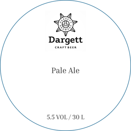 Пиво Даргетт Пэйл Эль / Dargett Pale Ale 30л - кег