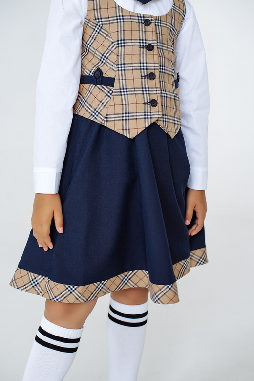 Юбка школьная "Камея" коллекция "Галактика Эконом"