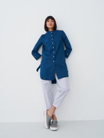 Халат женский м178 toray стретч opal blue