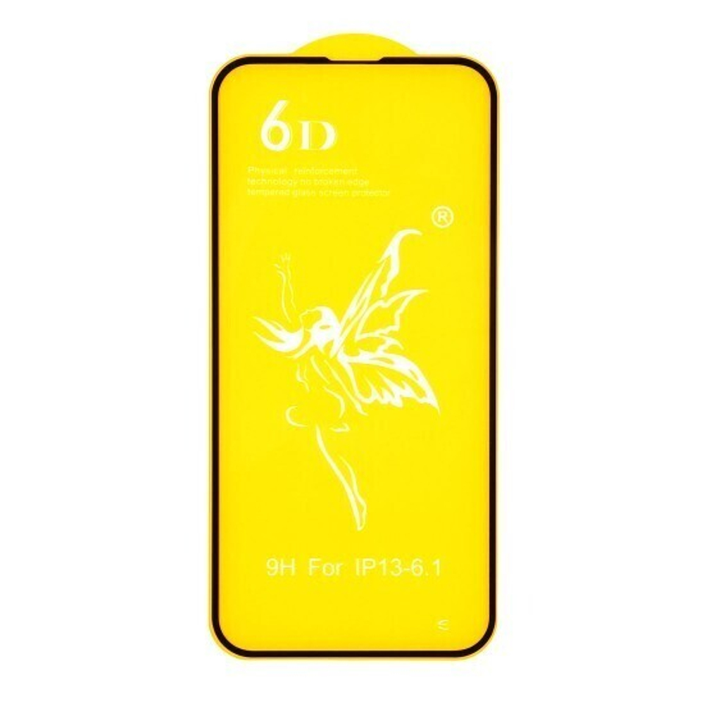 Стекло Full Glue Premium для iPhone 13/13 Pro на полный экран, 012967 Черный