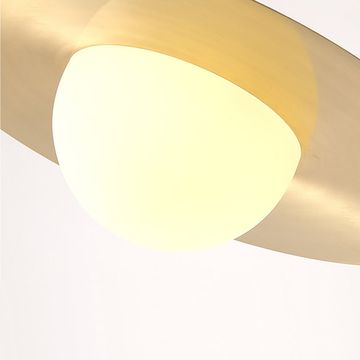 Стеклянный светильник подвес в стиле постмодерн SATURN 2