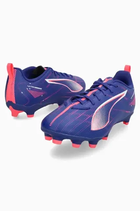 Бутсы Puma Ultra 5 Play FG/AG Junior - темно-синий
