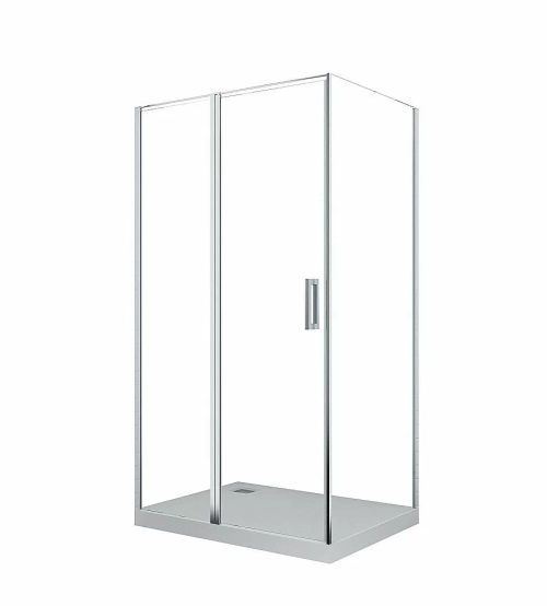 Душевой уголок CeruttiSpa Victoria 120x90 Victoria120 стекло прозрачное/профиль хром