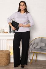 Блуза Нежный узор (сиреневая) Б14938-18М LT Collection