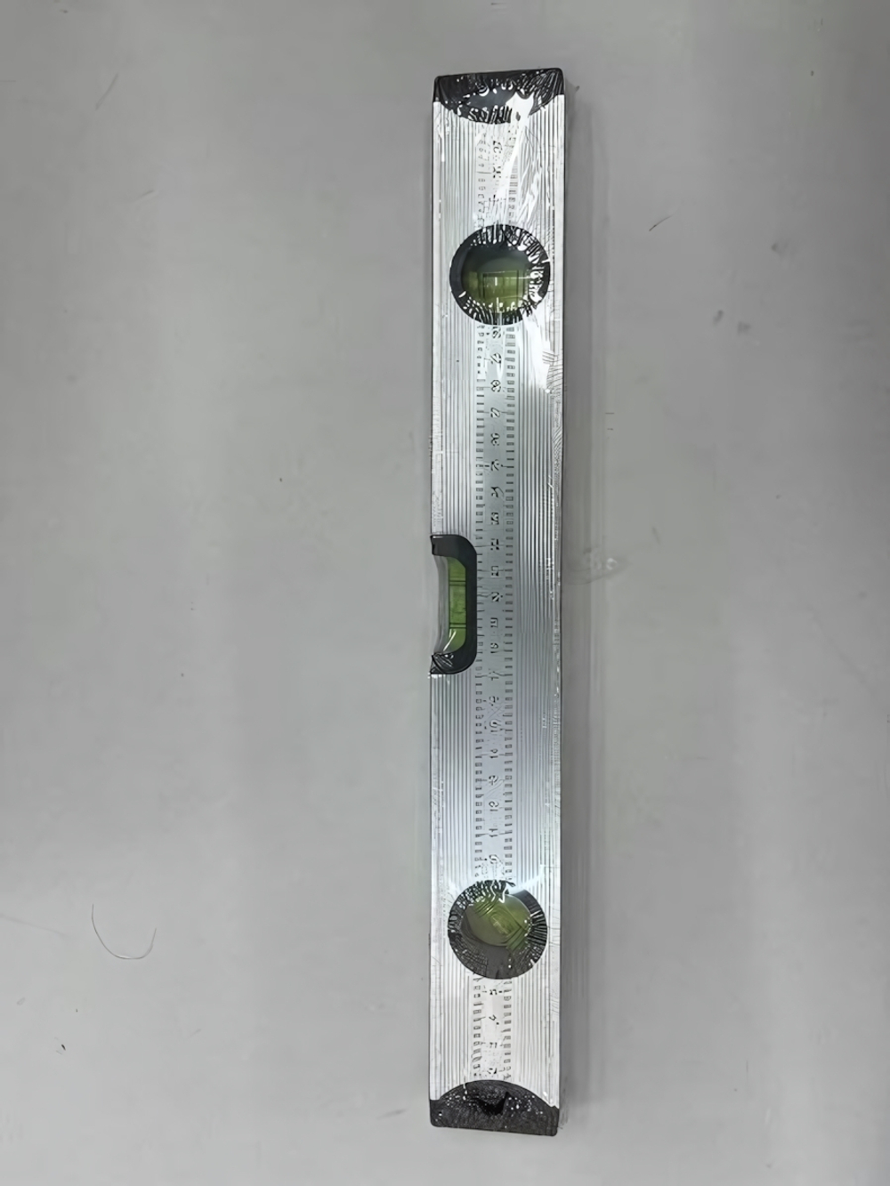 Уровень строительный алюминиевый Lamboss, 3 глазка, 40см