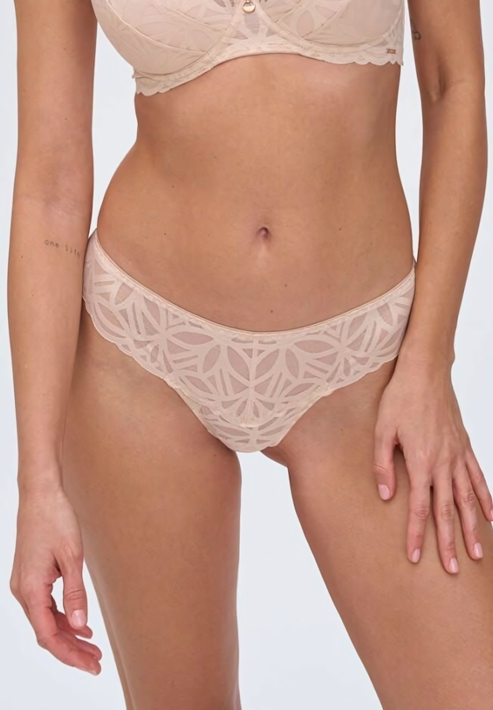 Трусики-бразилиана Sugar Dune (Размер: 38) (Цвет: телесный)