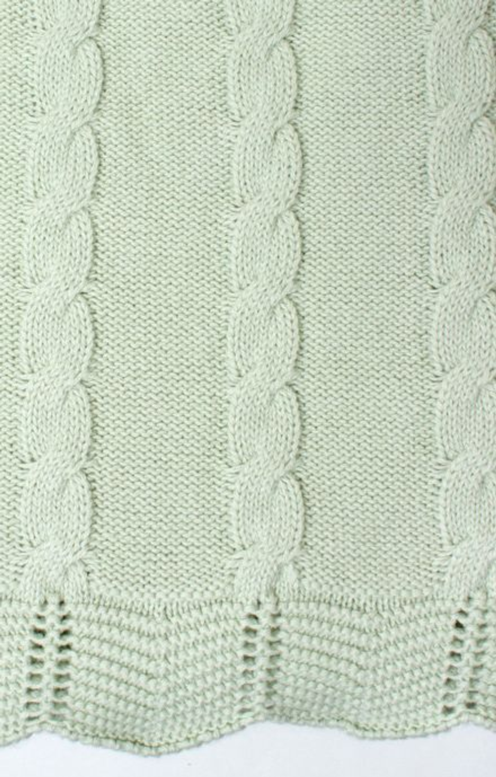 Элитный плед детский Imperio 93 зелёный от Luxberry фрагмент