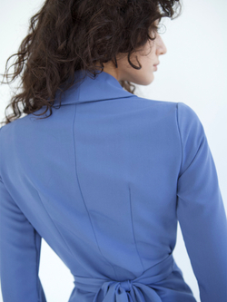 Кимоно для косметолога Medici индиго вид сзади