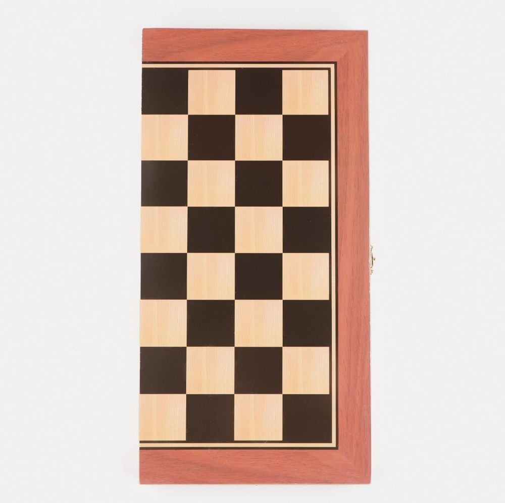 Нарды «Лабарт», деревянная доска 39×39 см, с полем для игры в шашки