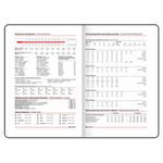 Еженедельник недатированный А5 145х215 мм, BRAUBERG "Party", под кожу, 64 л., антрацитовый, 114472