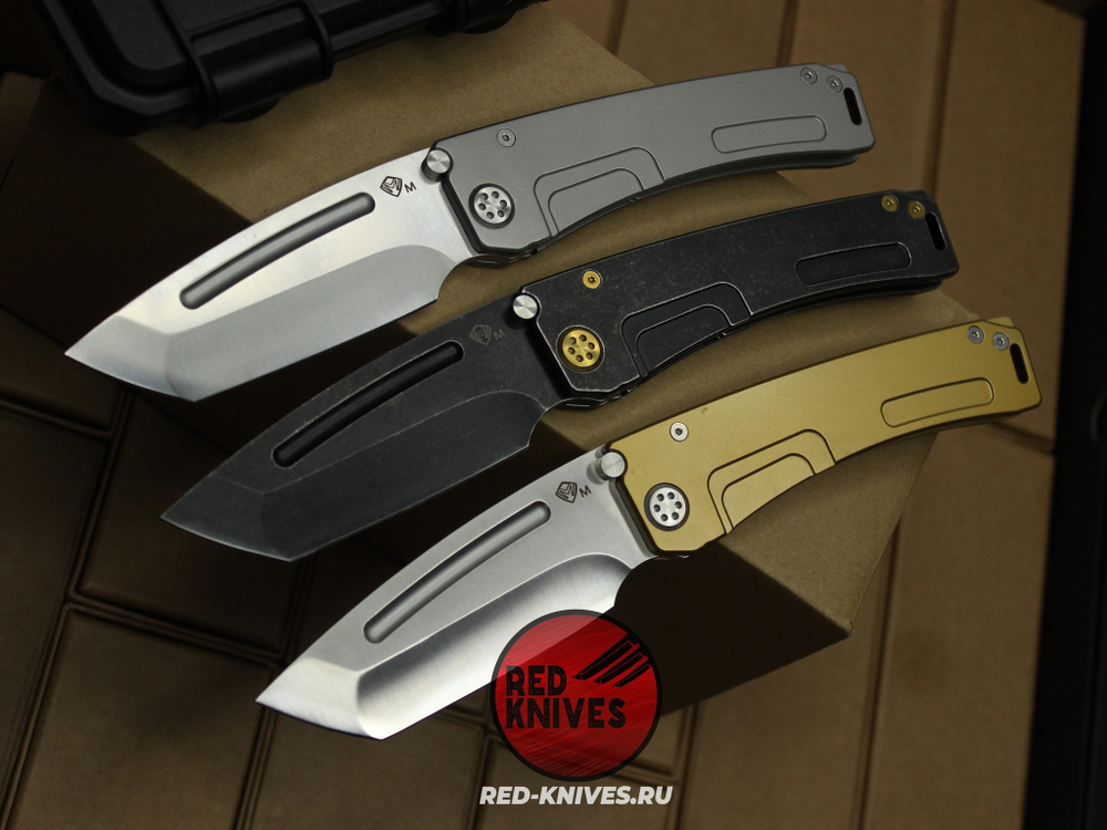 Нож Medford Knives Marauder-H Tanto - темная ркоять, темный клинок