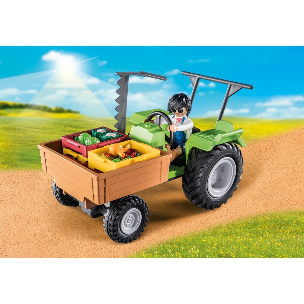 Playmobil — Сельский трактор с прицепом 71249 / артикул   71249  / GTIN 4008789712493